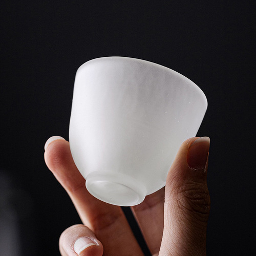 Japanese style glass atomizer cup crystal glass tea cup master cup single kung fu tea set drinking tea cup tea cup