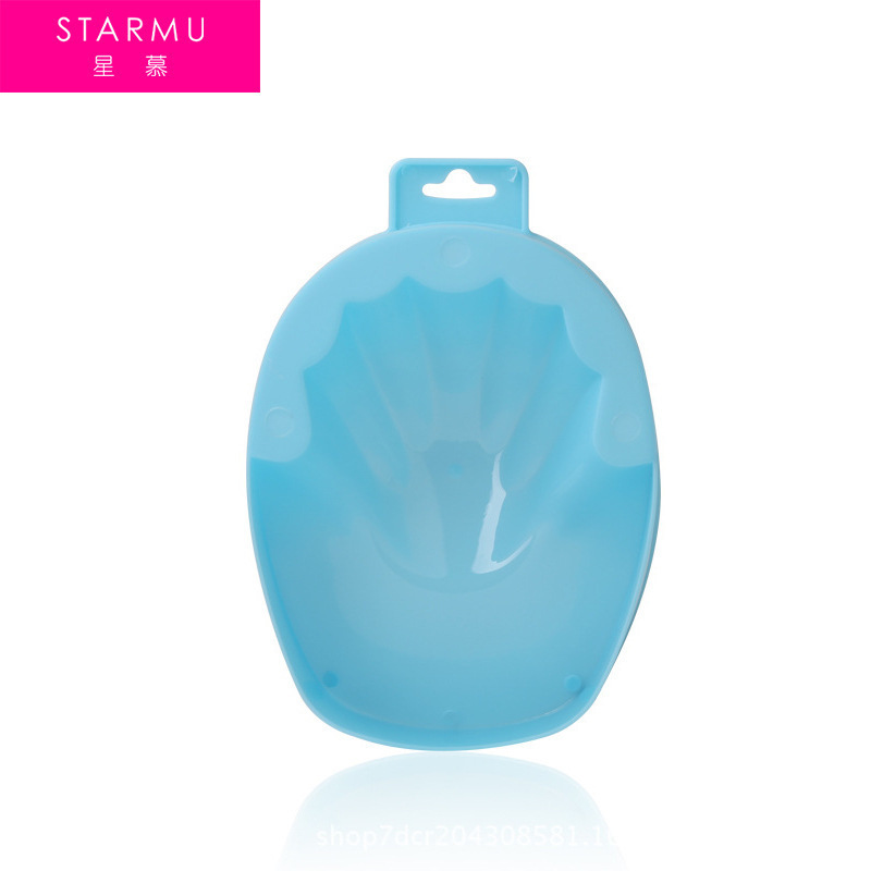 Single -layer blue hand bowl