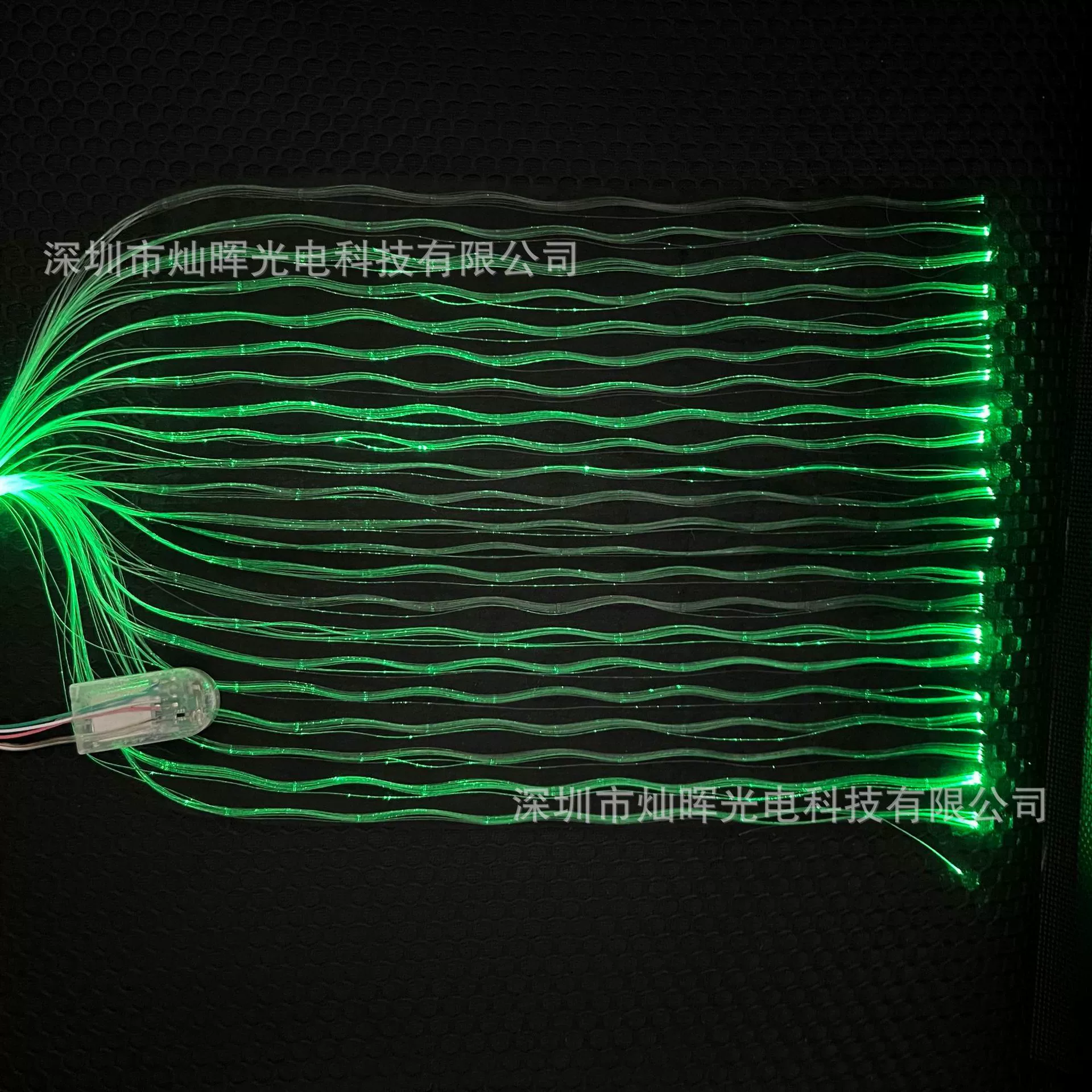 Изменяющая цвет светящаяся ткань светодиодная волоконно-оптическая ткань ткань вышитая кружевная вечеринка одежда свадебная красочная декоративная ткань