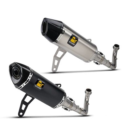 Motorcycle exhaust pipe – Stainless Steel Full-Section Non-Destructive Installation