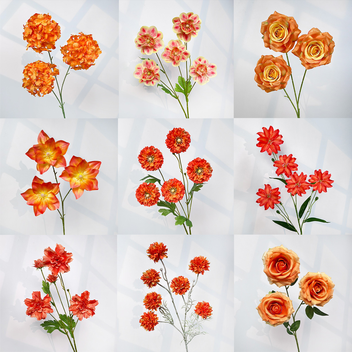 Accessoires de décoration de la salle de mariage orange