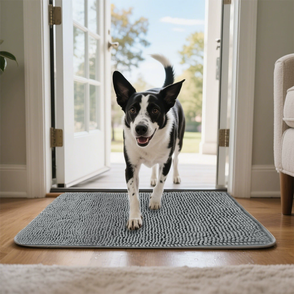 Кросс-бордерные коврики для ванной комнаты, нескользящие, водопоглощающие, очень большие коврики из шенилла для домашних животных, оптом для дома, прихожей и гостиной.