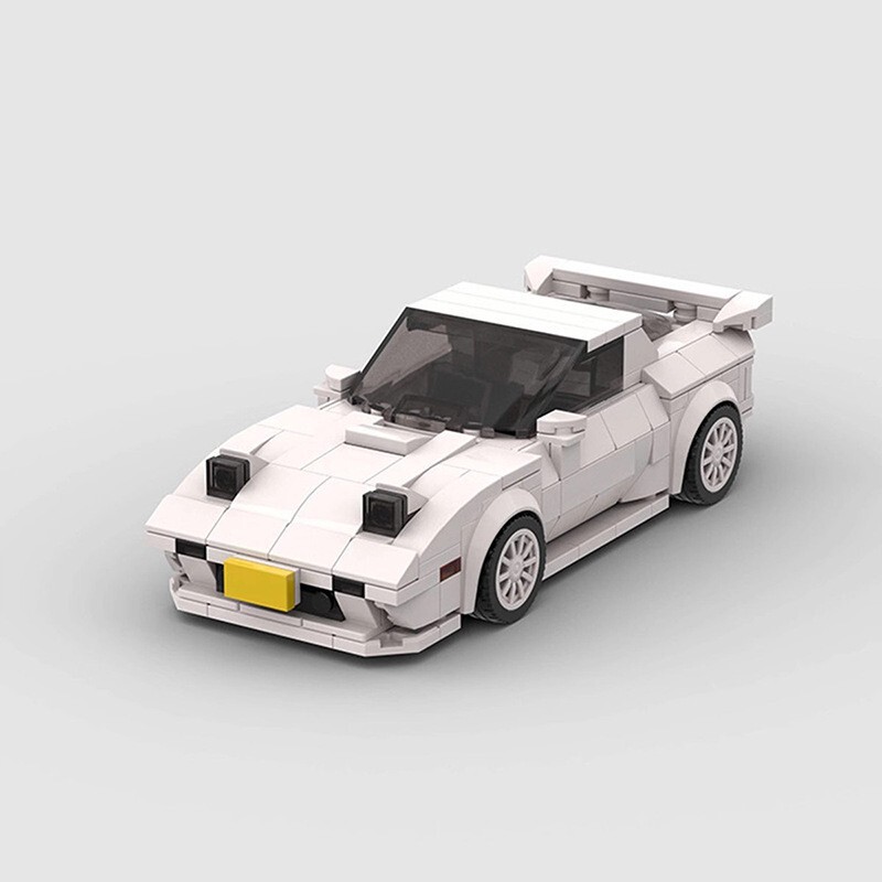 MOC Assembled Building Blocks Car Compatible with Lego speed8 Car Mazda RX-7 Boy Creative Model Ornaments MOC Assembled Building Blocks Car Compatible with Lego speed8 Car Mazda RX-7 Boy Creative Model Ornaments