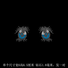眼睛眼罩烫钻图案批发花烫图 T恤毛衣长短袖羊毛衫裤子装饰水钻di