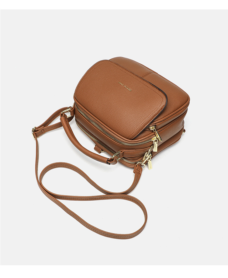 High Quality Women's Casual Backpack With Lychee Pattern Handbag For Commuting Women_voghion.com