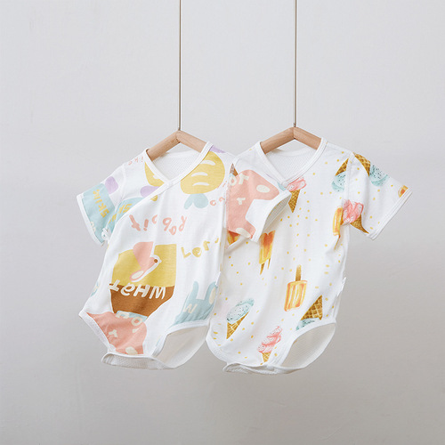 Baby Pajama Set Cotton Bodysuit Newborn Summer Outfit Girl Baby Pajama Set Cotton Bodysuit Newborn