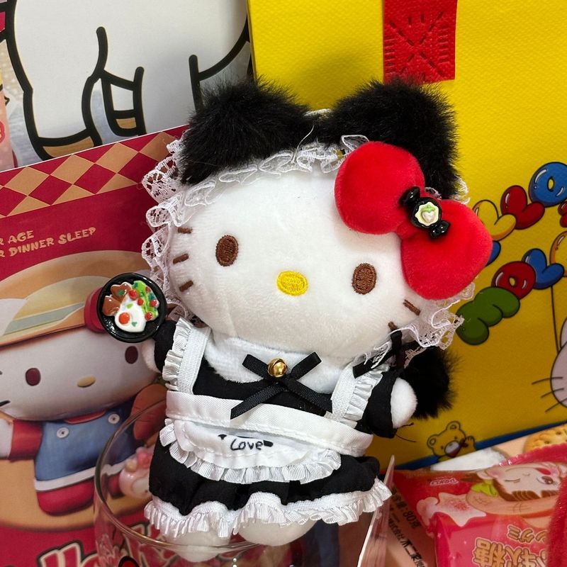 ハローキティバッグペンダントリトルシェフシリーズハローキティ人形ペンダントかわいい漫画人形キーホルダー|undefined