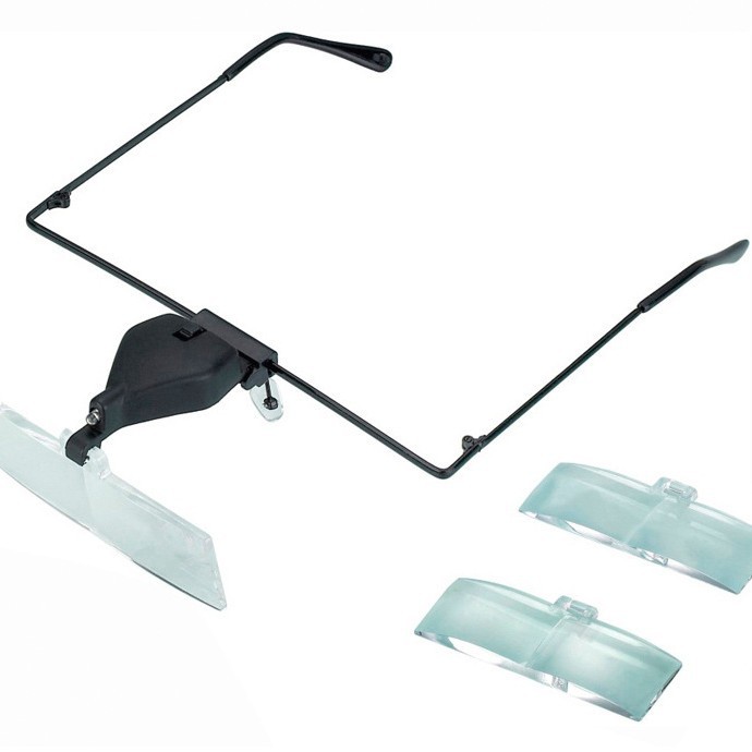 阅读放大镜带LED灯眼镜放大镜MG19157-3