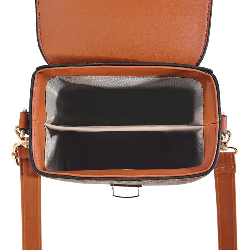 Taizhou bolso femenino minibag versión coreana del bolso cuadrado pequeño con patrón de cuadros bolso de mensajero de hombro de moda bolso femenino de teléfono móvil bags
