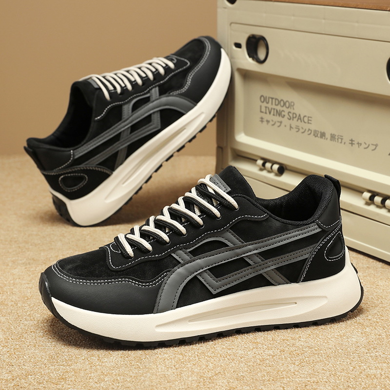 Zapatos de hombre invierno nuevos zapatos ligeros transpirables con suela gruesa, moda, zapatos de running casuales, zapatos deportivos, zapatos de estudiantes