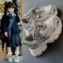 小女孩新款蕾丝女童运动鞋