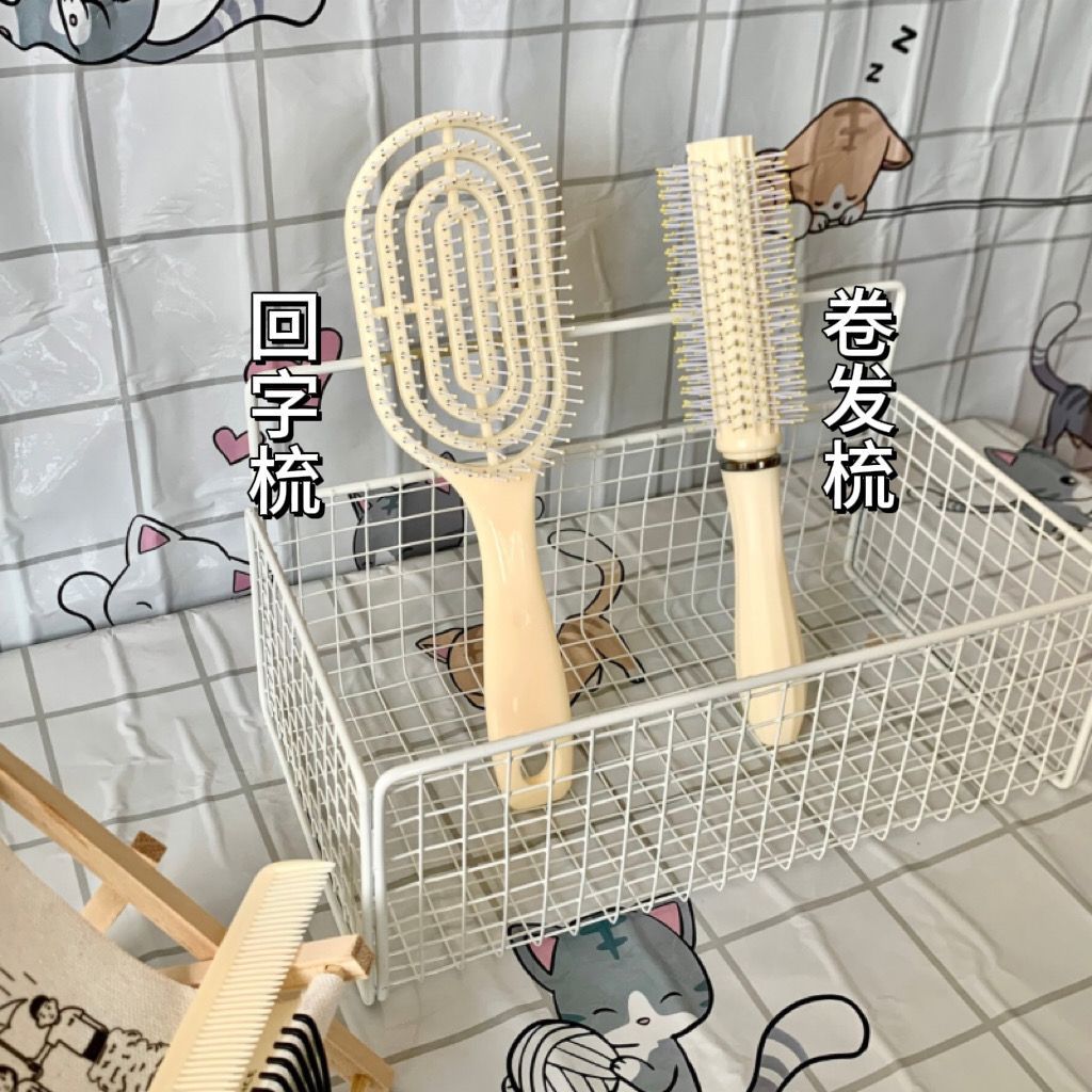 Peine esponjoso, peine de colchón de aire, peine de cabello rizado, peine de tubo de cabello largo especial para mujer, peine de masaje doméstico para mujer, peine de costillas