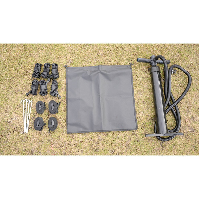 Cross-Border Outdoor Camping Car Roof Inflatable Tent, Rainproof, for Self-Driving Travel, Suv Car-Mounted Soft-Top Camping, Waterproof