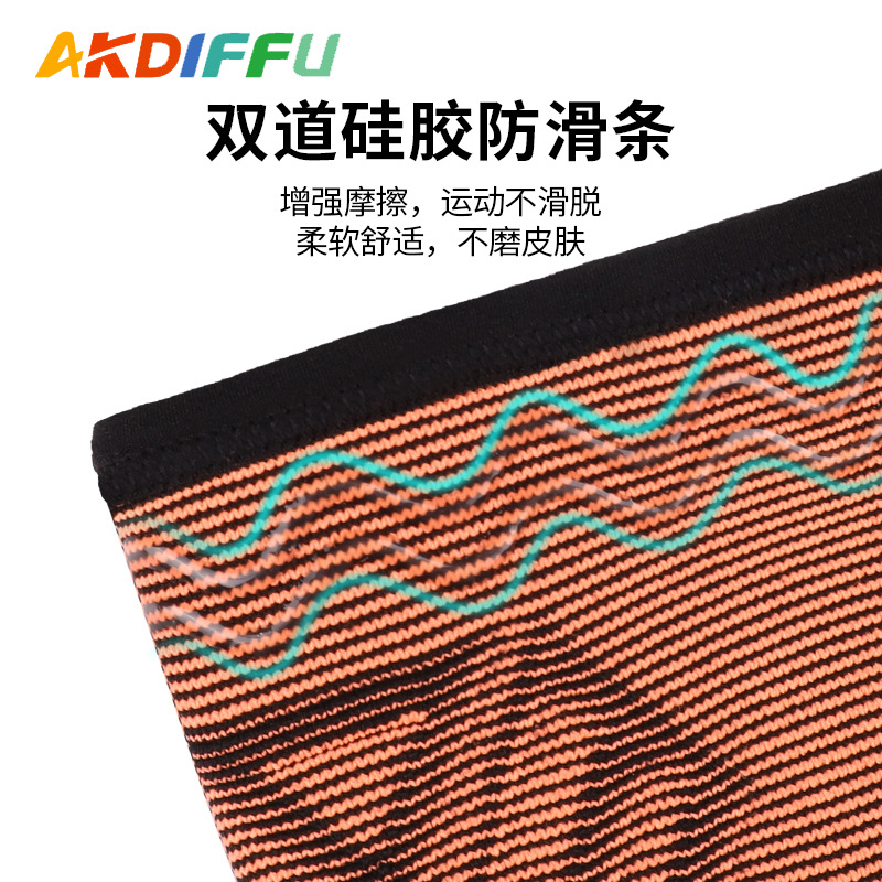 Nuevo rodilla deportiva transfronteriza cuatro lados elástica tejido respirado presurizado rodilla caliente rodilla bádminton rótula rodilla