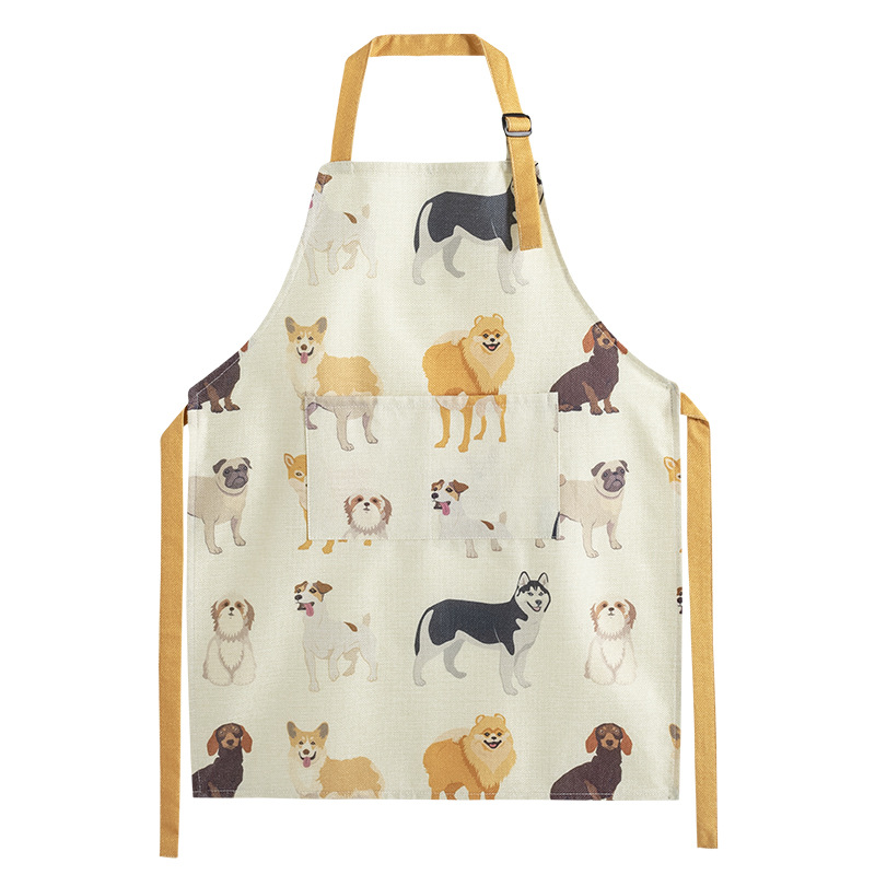 Tigre Año Nuevo en línea celebridad cocina delantal de cocina moda ropa de trabajo a prueba de aceite mono de los hombres de estilo coreano vestido de Liga