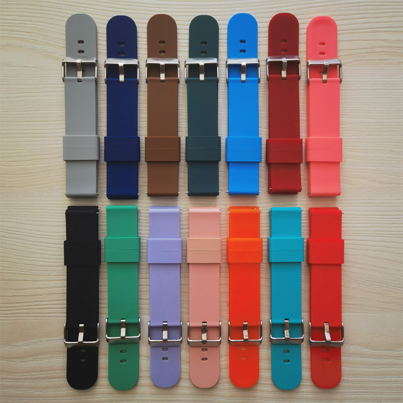 Spot 20mm/22mm universal interface silicone strap for Huawei Samsung and other smart watches