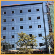 130明框玻璃幕墙定做隐框明框加厚隔音隔热铝合金幕墙跨境出口