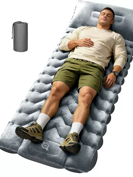 Extra-thickened outdoor inflatable mattress