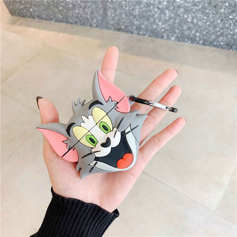 新しいイヤホンケースは、Apple airpods 4イヤホンケースに適しています。漫画のような可愛くてワイヤレスなBluetoothイヤホンケースです。|undefined