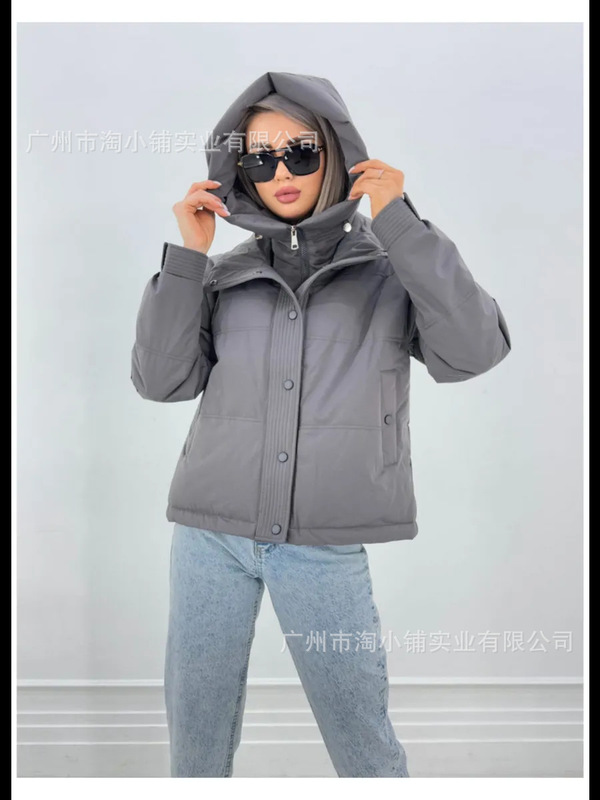 冬季外套棉服女米白色韩版宽松小棉袄洋气面包服短款羽绒棉衣ins|undefined