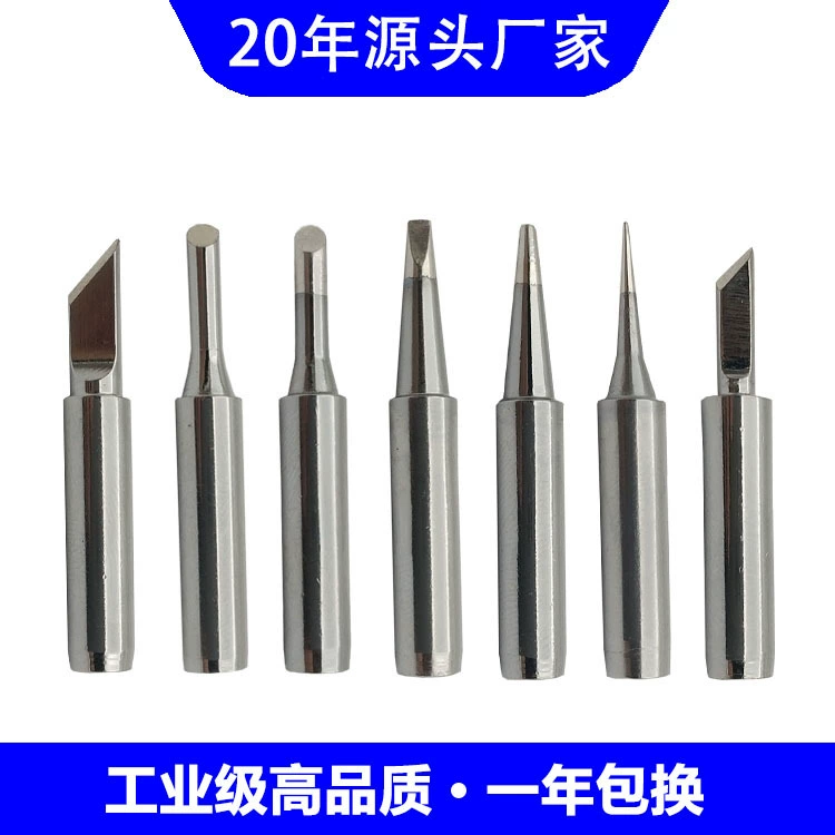 936 хром железная головка завод оптом 900 м постоянная температура паяльник головка нож тип Подкова в форме наконечника сварочное сопло серии Luo железная головка