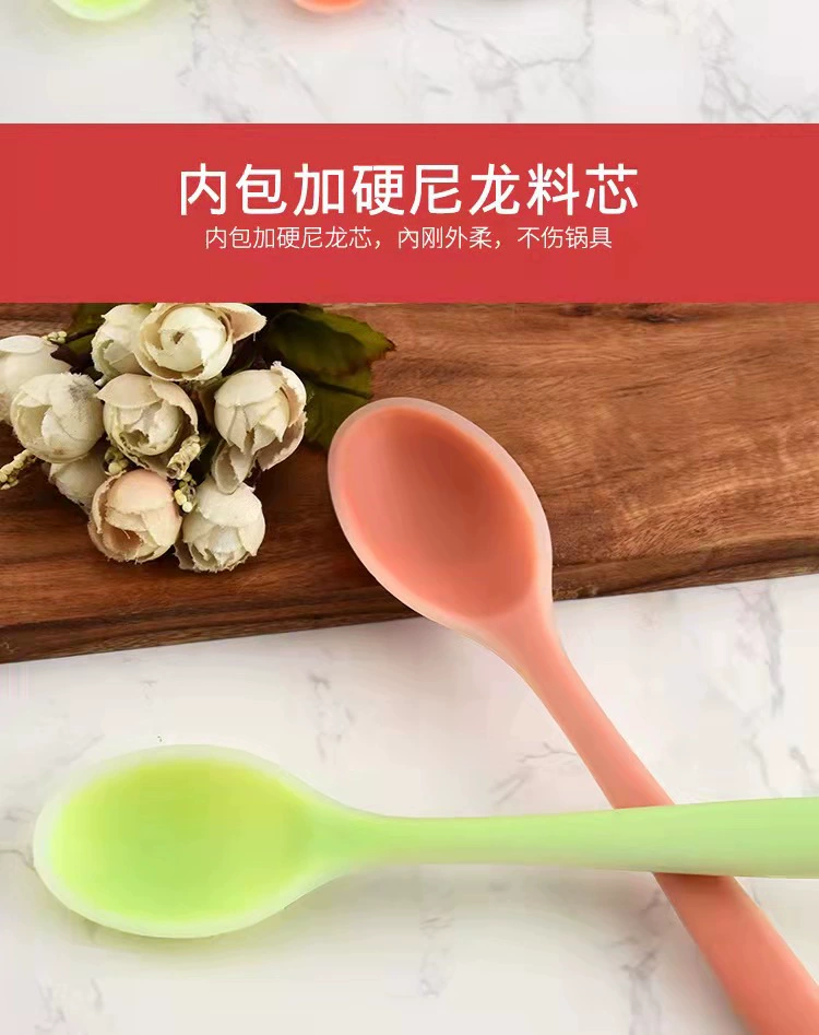 Cross-border trading), silicone children's handheld spoon, (Physicals