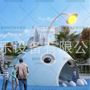Outdoor large non-standard amusement facilities manufacturers scenic park children unpowered stainless steel slide