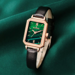 RONGKE荣科石英表时尚男士手表正品商务男女表简约潮流皮质腕表