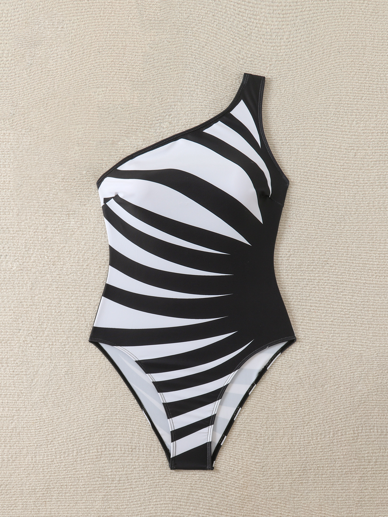 Skinny Fit Type Zebra, Stripe, Horse Pattern Women's Sexy Zebra Stripe Horse One Piece Swimwear