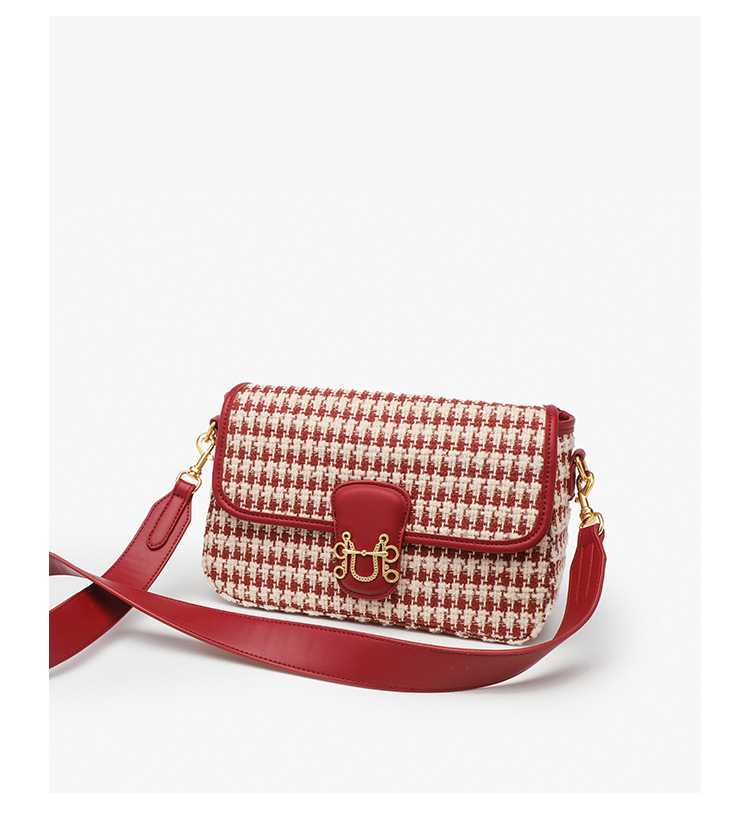 2024 Autumn New Trendy Bird Pattern Underarm Small Square Fashion Versatile Single Shoulder Oblique Straddle Women's Bag_voghion.com