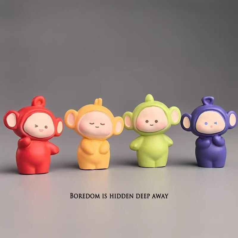 Teletubbies 癒しの車の装飾品装飾ディスプレイデスクミニワークステーション装飾品かわいい減圧装飾品|undefined