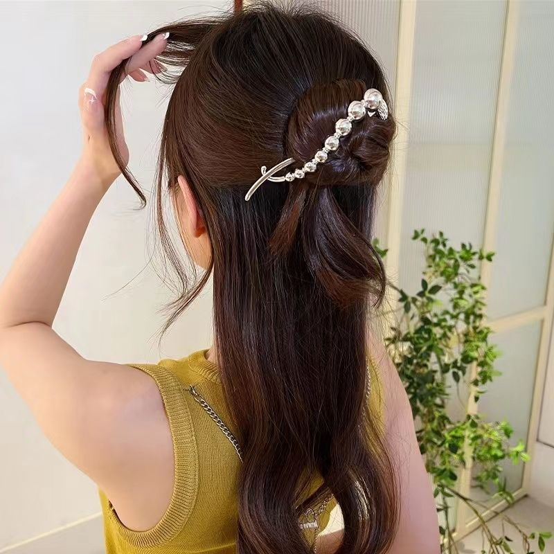 Ig Style Geometric Solid Color Alloy Plating Hair Clip display picture 2