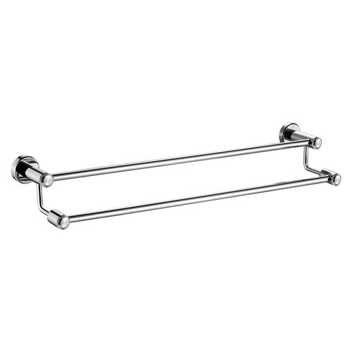 Stainless steel towel rack without drilling, 304 stainless steel, hotel bathroom single rod, double rod, school bathroom wall-mounted towel rod