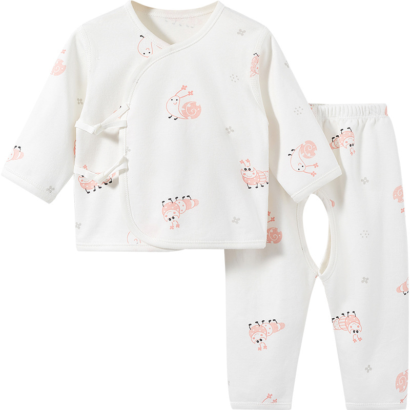 Ropa de bebé recién nacido Primavera, Otoño e Invierno recién nacido algodón 0 base 3 meses cálido monje otoño ropa bebé ropa interior traje