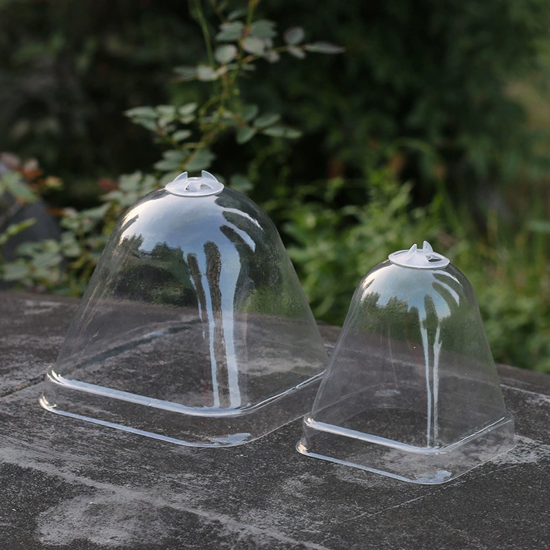 Утолщенный размер и размер прозрачной крышки цветочного горшка пластиковая душная изоляционная крышка теплозащитная крышка имитация теплицы