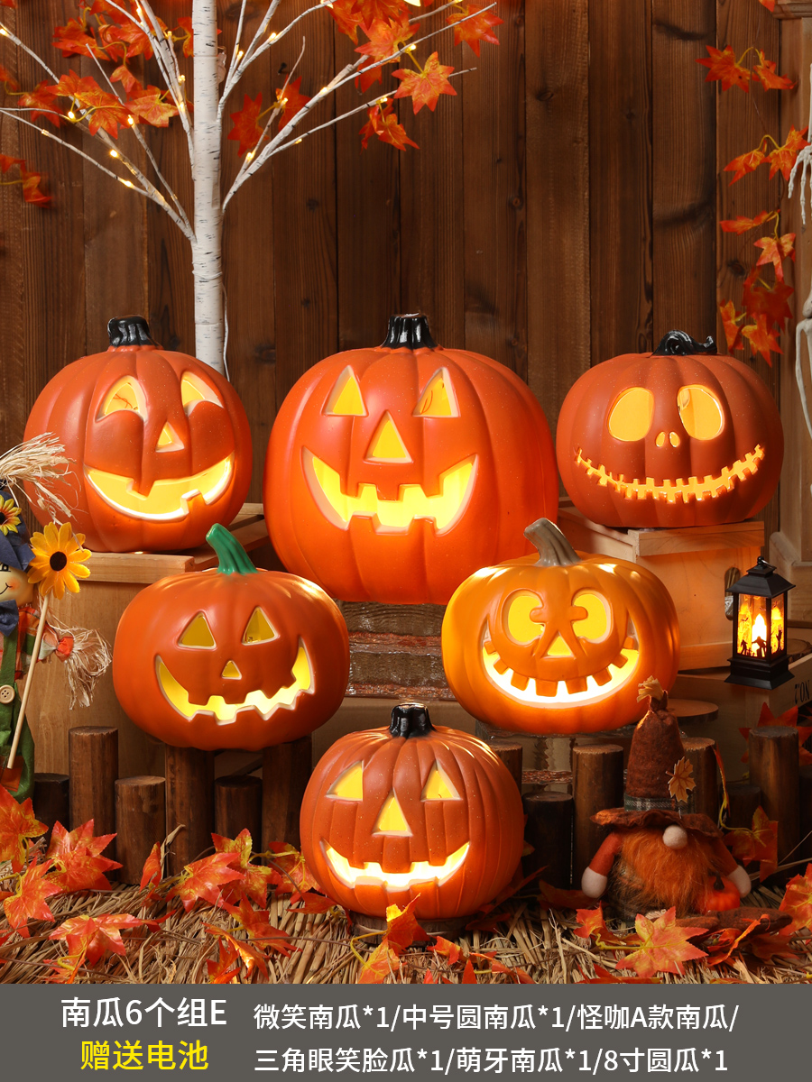 6 grupos de calabaza E (batería de cortesía)