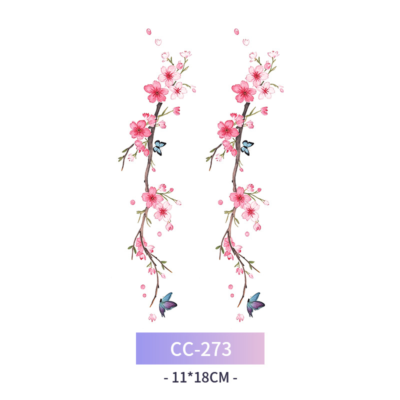 Transfronterizo en stock al por mayor de halloween colorido mariposa tatuaje pegatinas simulación sangrienta cicatriz pegatinas divertidas pegatinas impermeables