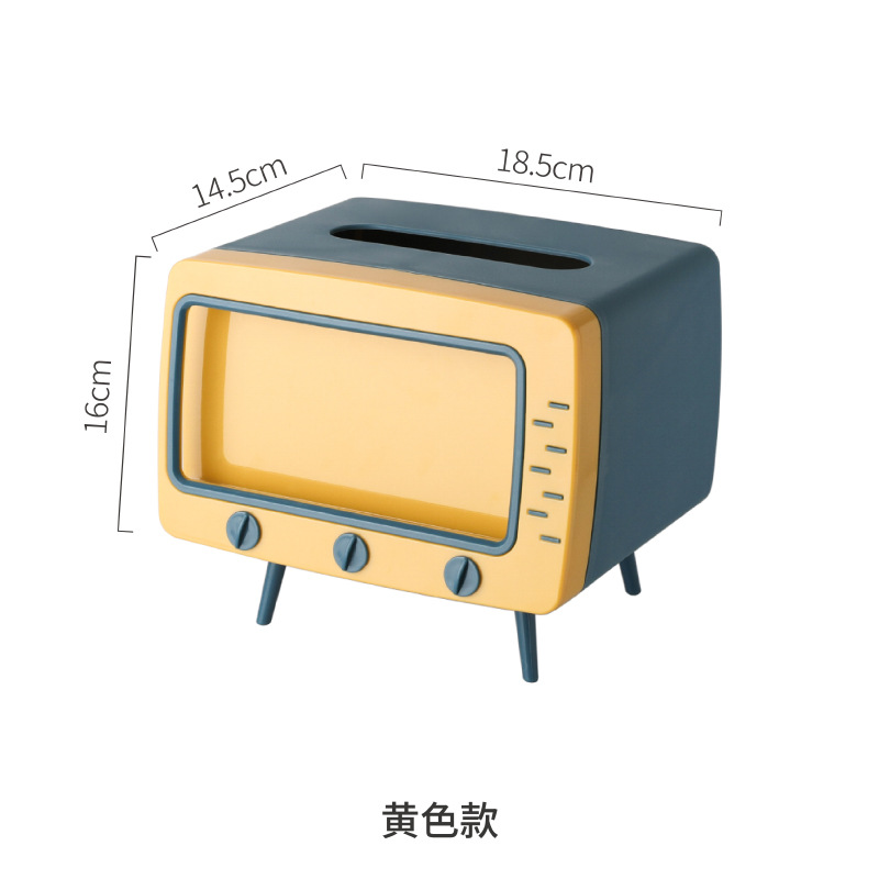 Life ins Internet celebridad caja de pañuelos multifuncional TV caja de pañuelos teléfono móvil titular de la sala de almacenamiento