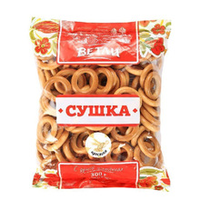 俄羅斯進口韋特力面包圈全麥餅干健身代餐小零食多種口味250克