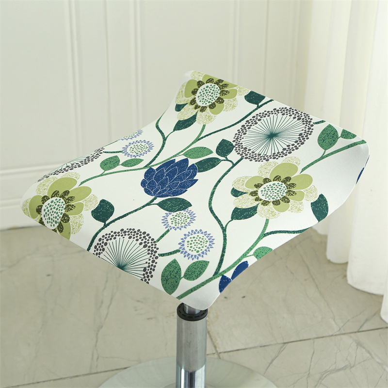 Cajero de recepción Cubierta de silla cuadrada Cubierta de asiento elástica Cubierta de asiento dividida de oficina Cubierta de respaldo de silla giratoria Cubierta de asiento