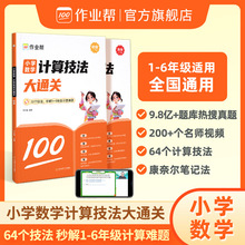 2024新版小学数学计算技法大通关初级高级1-6年级举一反三配视频