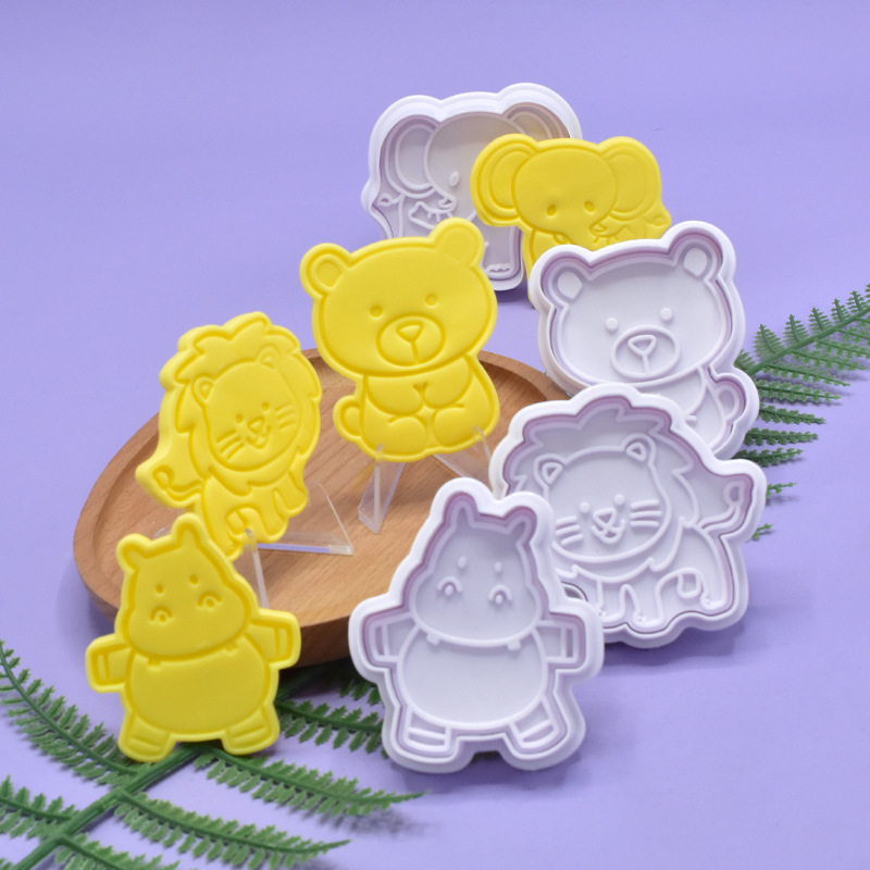 Molde creativo de plástico para decoración, simulación de galletas, herramientas de repostería DIY, set para pasteles, postres y repostería.