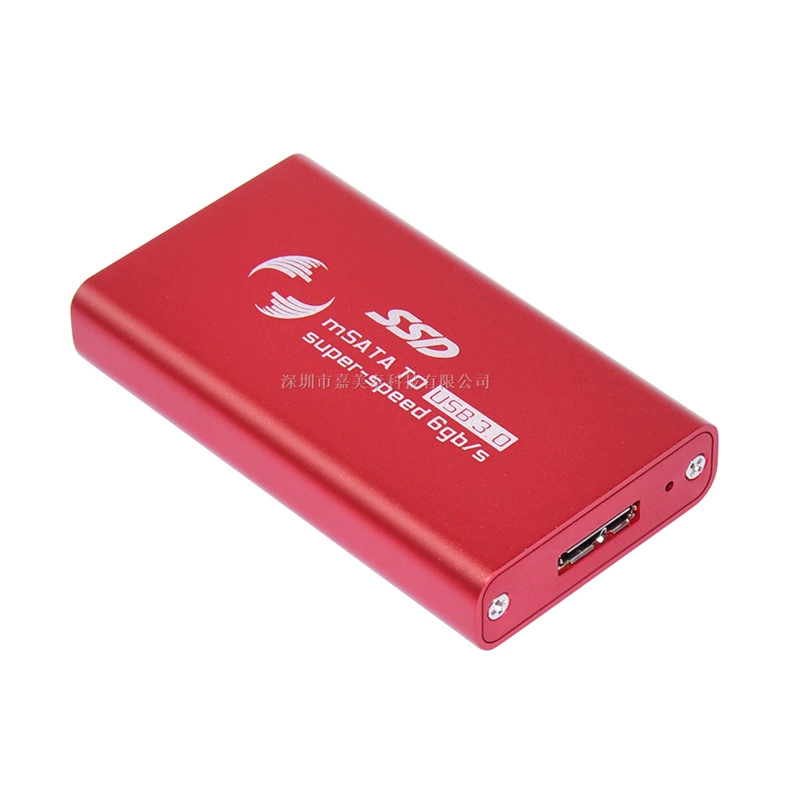 Корпус для SSD с интерфейсом MSATA на USB 3.0, переносной жесткий диск, коробка для твердого диска на USB 3.0