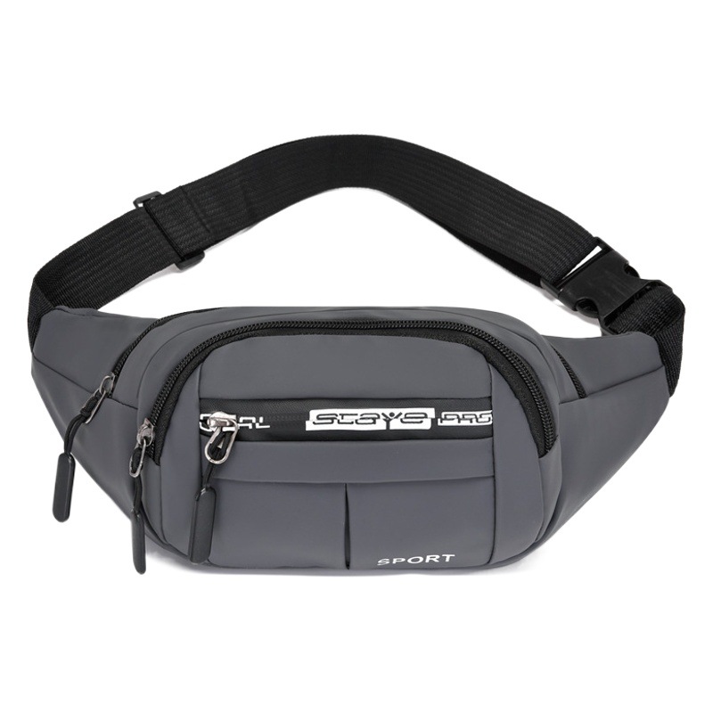 Cross-border men's waist bag new outdoor leisure sports slung chest bag large capacity business mobile phone coin purse wholesale