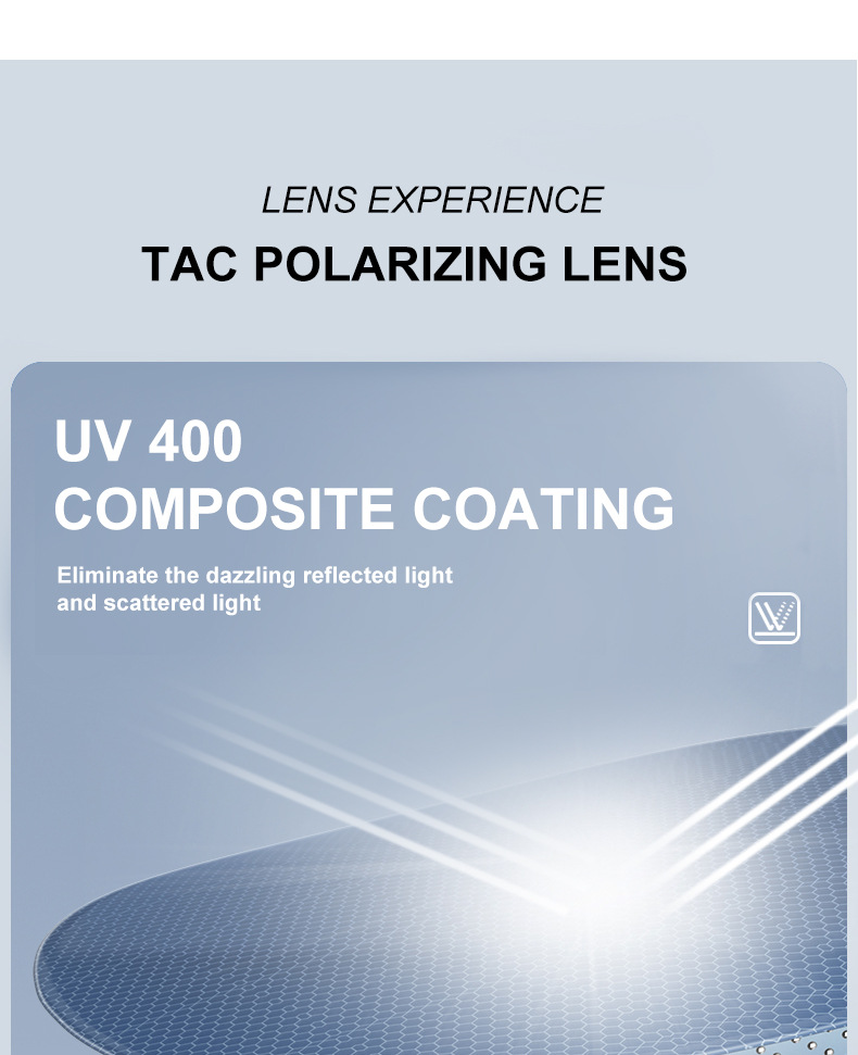 Neue modische eckige polarisierte Sonnenbrillen für Männer - persönlicher Trendy-Look mit Premium-Gefühl, UV-Schutz für draußen und Angeln, Herren-Sonnenbrille für den Export