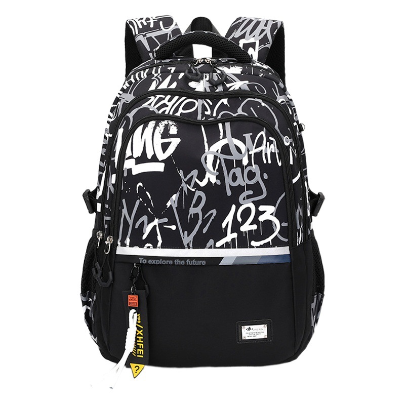 Alta calidad estudiante universitario niños de gran capacidad mochila original nicho casual hombres mochila viaje mochila ordenador