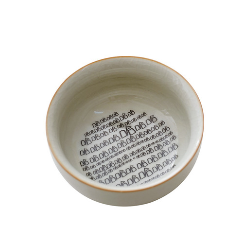 New Fun Yu porcelain laughing cup for tea brewing, hand-painted host cup, humorous creative Pu'er tea cup