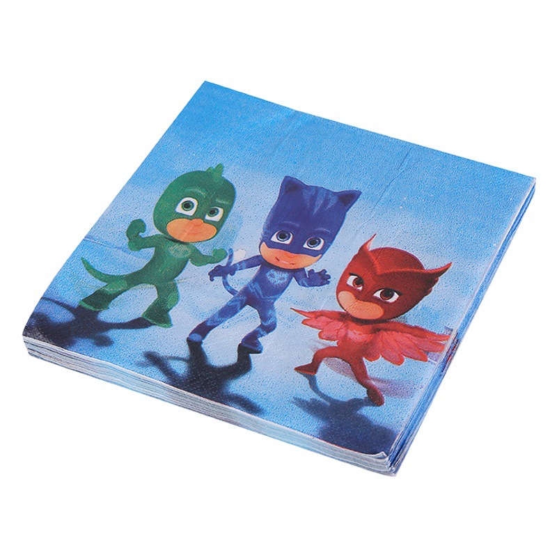 En stock Meng tema traje transfronterizo fiesta de cumpleaños de los niños suministros decoración lugar diseño mantel papel taza