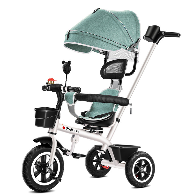 Triciclo infantil 1 - 3 - 2 - 6 años de edad, carro de bebé grande, bicicleta, carro de jardín de infantes image 56