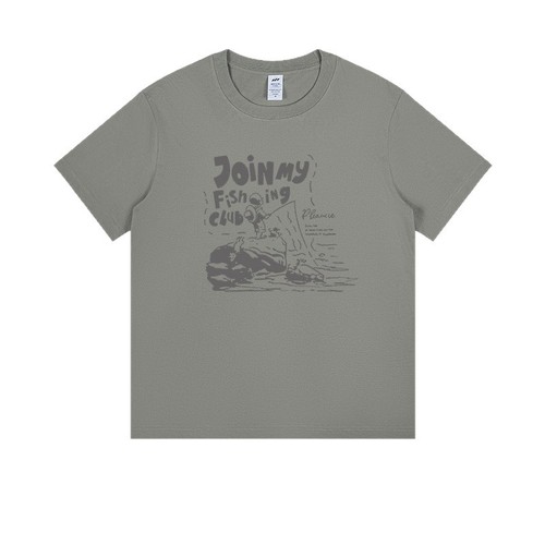 T-shirt streetwear retro short sleeve men summer series new loose round neck pure cotton cool cool shirt for women Ins wholesale